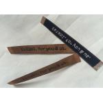 Ultrasonic Cut Classic Woven Clothing Labels For Business 20cm Width
