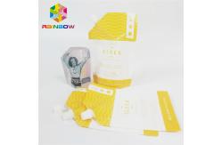 China Leak Proof Spout Pouch Packaging Glossy Surface Liquid Drink Juice Nylon Bag Laminated supplier