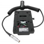 V-Mount Battery Plate For Red Scarlet Epic Camera With 6 Pin Coiled Power Cable for sale