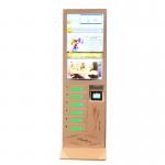 Coin Operated Floor Stand Cell Phone Charging Machine Mobile Phone Charging Station with 43 LCD screen for sale