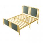 China Metal Bed Base Steel Double Bed Queen Size King Size Modern Design Cheap Price for sale