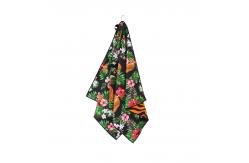 China Custom Printed Sublimation Waffle Microfiber Golf Towels With Logo supplier