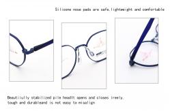 China Spectacles Frame Adjustable Temple Kids Metal And PPSU Eyeglasses supplier