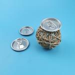 Soda Beverage Easy Open Can Lids Aluminum Cap End Full Aperture Open
