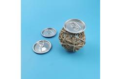 China Soda Beverage Easy Open Can Lids Aluminum Cap End Full Aperture Open supplier
