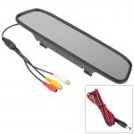 HD 4.3 Inch Car Tv Screen Rear View Mirror Car Monitor With TFT LCD Display for sale