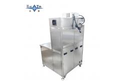 China Single Tank Automotive Ultrasonic Cleaner 28KHZ Ultrasonic Auto Parts Cleaner With Lifting Function supplier