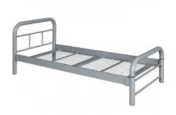 China Powder Coating Surface L1900*W900 Metal Single Bed supplier