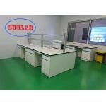 Multi Functional Lab bench Malaysia with Reagent Rack and Splash Proof Box for sale
