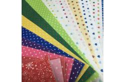 China Printed Felt Polyester Material Non Woven Fabric 1mm - 2mm Thickness supplier