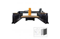 China 15kw PLC Bridge Cutter Machine For Cutting Marble Quartz Sintered Stone supplier