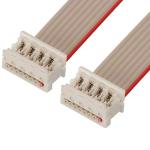 6 To 24 Pin Ribbon Cable 2.54mm UL2651 White IDC Ribbon Cable Connectors for sale