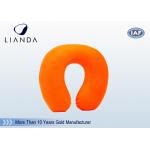 Soft Traveling Memory Foam Contour Pillow U - Shape With Velboa Fabric
