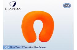 China Soft Traveling Memory Foam Contour Pillow U - Shape With Velboa Fabric supplier