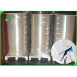 Width 200mm Durable And High Water Absorbability White Coaster Paper In Roll for sale
