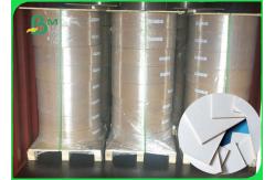 China Width 200mm Durable And High Water Absorbability White Coaster Paper In Roll supplier
