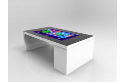 China 1080p Interactive Touch Screen Coffee Table White Shell Resolution 1920×1080 supplier