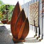 Modern Corten Steel Sculpture Welded Statue Customized Size for sale