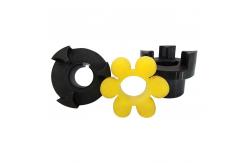 China Polyurethane Elastomer Jaw Couplings Joint Shaft Flexible Mechanical Coupling supplier