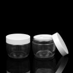 Heavy Wall 30ml 50ml PET Plastic Skin Care Empty Cream Jar Packaging for sale