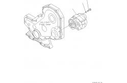 China Standard 705-22-26260 D41E D41P Pump Assembly supplier
