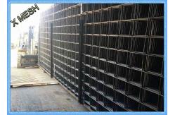 China Coated Welded Wire Mesh Panels A393 Rectangular Hole Concrete Reinforcing supplier