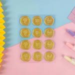 Custom Private Logo Decoration Used Self Adhesive Wax Seal Sticker