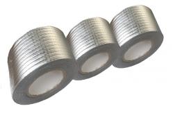 China Butyl Rubber Aluminium Waterproof Tape Foil For Ductwork ODM supplier