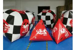 China 2 Meter Water Marine Marker Buoys Inflatable Cube Buoys OEM Service supplier
