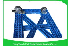 China Stackable Plastic Moving Dolly Platform Cart Transport Long Service Life supplier