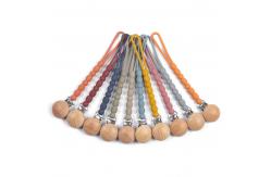 China Soothie Chewable Dummy Clip Pacifier Clips Silicone Teething Beads supplier