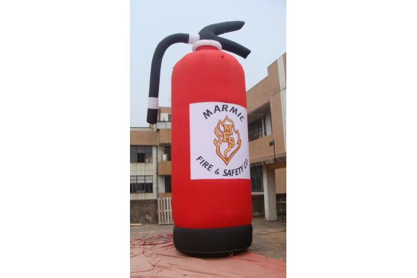 commerical inflatable promotion fire extinguisher model with CE blower