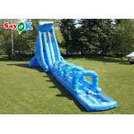 100ft Long Inflatable Water Slide Park Large Commercial Inflatable Water Slide With Pool for sale