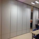 Meeting Room Acoustic Fabric Folding Movable Wall Partitions For Conference Center for sale