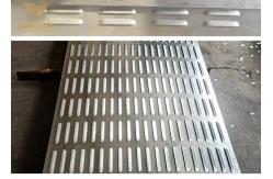 China Ss304 And Aluminum Louver Punch Perforated Metal Plate Sheet Rainproof Blind supplier