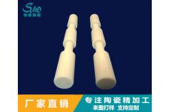 China Zirconia Ceramic Threaded Rod with Thread Screw Flat Position Stepped Chamfer supplier