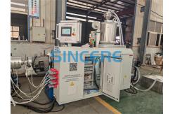China PE PP PERT Tube Extrusion Machine For Granules And Flakes supplier