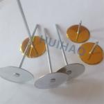 12Ga X 70 Mm Galvanized Steel Cup Head Welded Pins For HVAC Duct Insulation