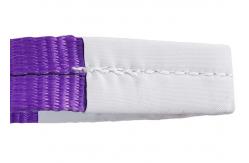 China Purple Polyester Flat Webbing Sling Flat Web Lifting Slings ISO9000 supplier