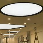 Special Shaped Stretch Pvc Ceiling Film For Indoor Ceiling Shopping Mall Ceiling for sale