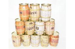 China 0.35mm Empty Tin Cans With Lids 500ml Tea Tin Container supplier