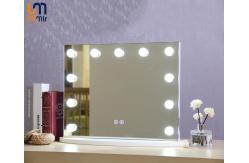 China Adjustable Makeup Vanity Mirror With Lights 24 Bulbs Aluminum Frame supplier