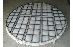 China Teflon Pad Demister With SS 316 L Grids Strong Acid And Alkali Environment supplier