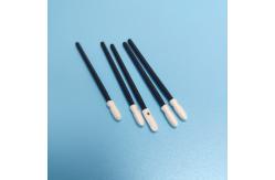 China TX742 Black Handle Polishing Foam Tip Swabs Picking Dirt In Small Recesses supplier