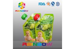 China 140ml 200ml Re-Sequeezed Baby Food Spout Pouch with double zipper supplier
