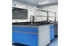 China Customized All Steel Lab Island Bench With Adjustable Shelves And Doors supplier