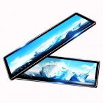 Digital Signage Shelf Edge Advertising Screen Android Ultra Wide Stretched Bar Lcd Screen Display For Supermarket for sale