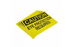 China Customizable  Plastic Pasteable Warning Sign For Industrial supplier
