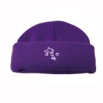 Crochet Knitted Winter Skull Ski Cap , Beanie Slouch Alpaca Warm Knitted Hat
