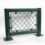 PVC Coated / Galvanized Playground Security Fencing 8ft High Chain Link Security Fencing